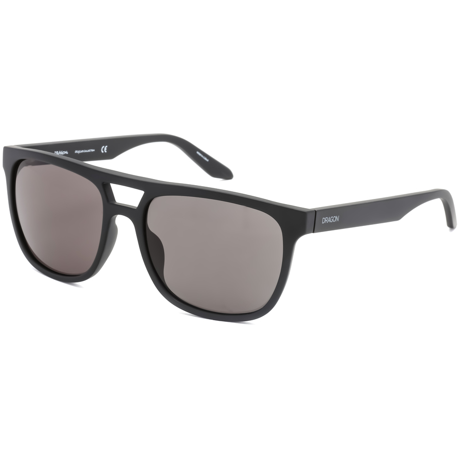 Dragon Mens Matte Black Rectangular Sunglasses Dr Cove Ll 002 56 In ...