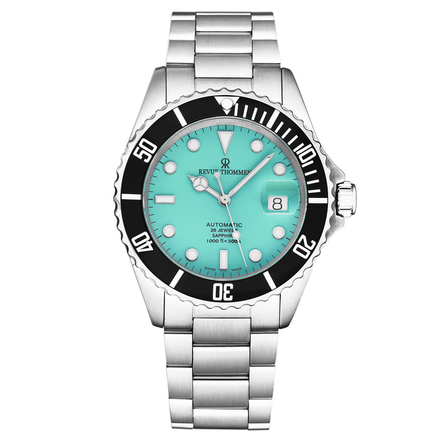 Revue Thommen Diver Automatic Green Dial Mens Watch 175712131 1050$