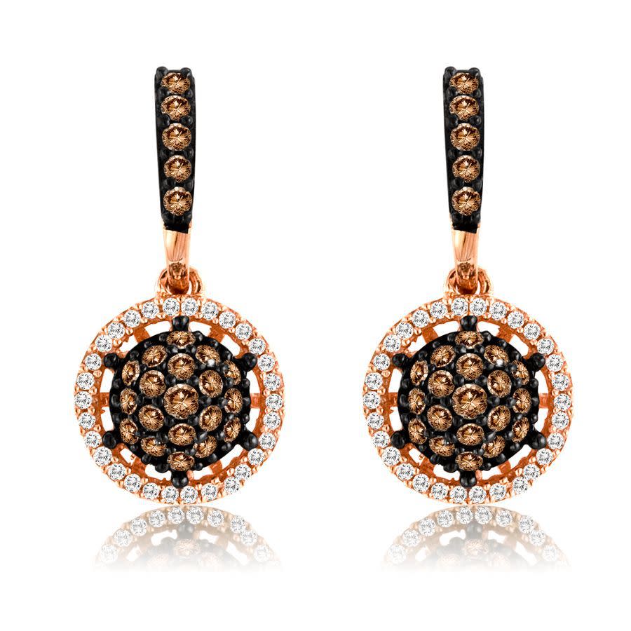 Le Vian Ladies Grand Sample Sale Earrings set in 14K Strawberry Gold