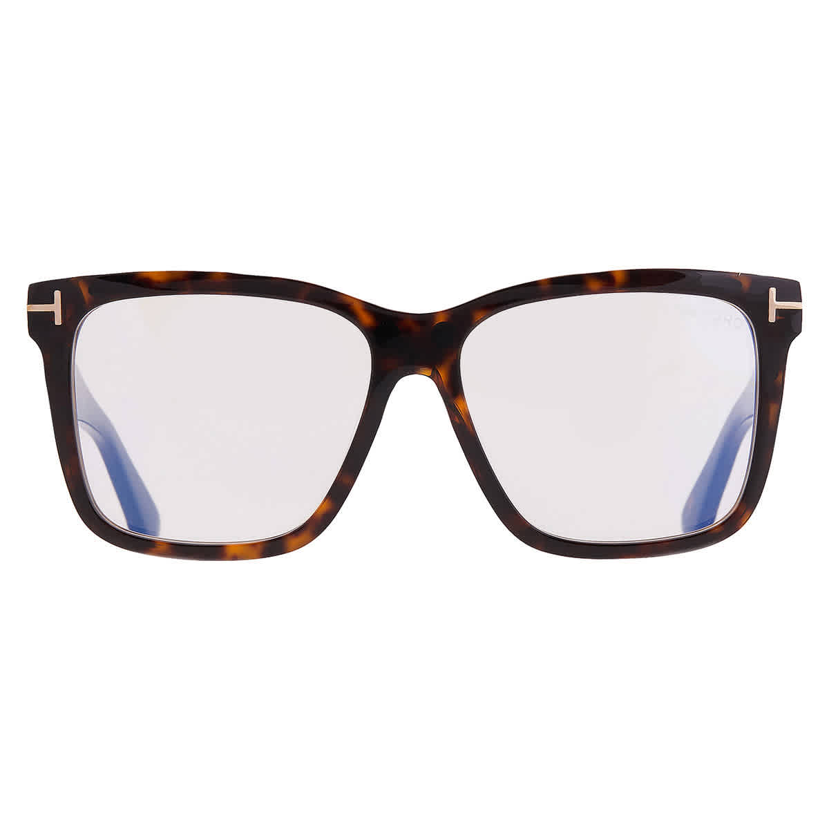 Tom Ford Blue Light Block with Gradient Brown Clip On Square Mens Eyeglasses FT6069-B 052 54 175$