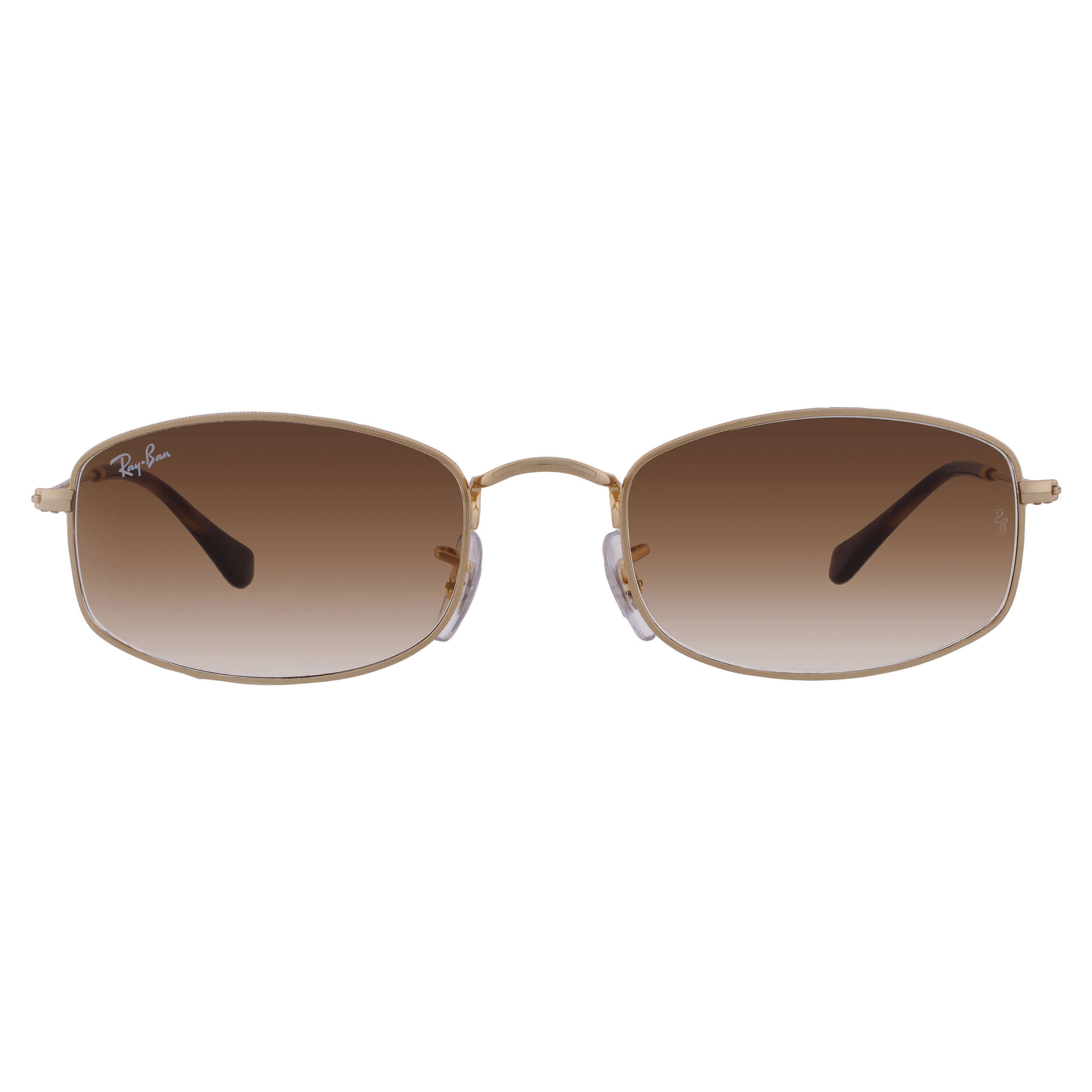 Ray-Ban Unisex Sunglass RB3832 - Frame color: Arista Gold, Lens color: Clear Gradient Brown