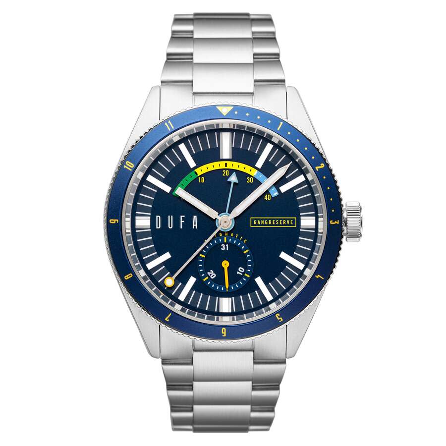 Dufa Freitaucher Blue Dial Mens Watch DF-9038-66