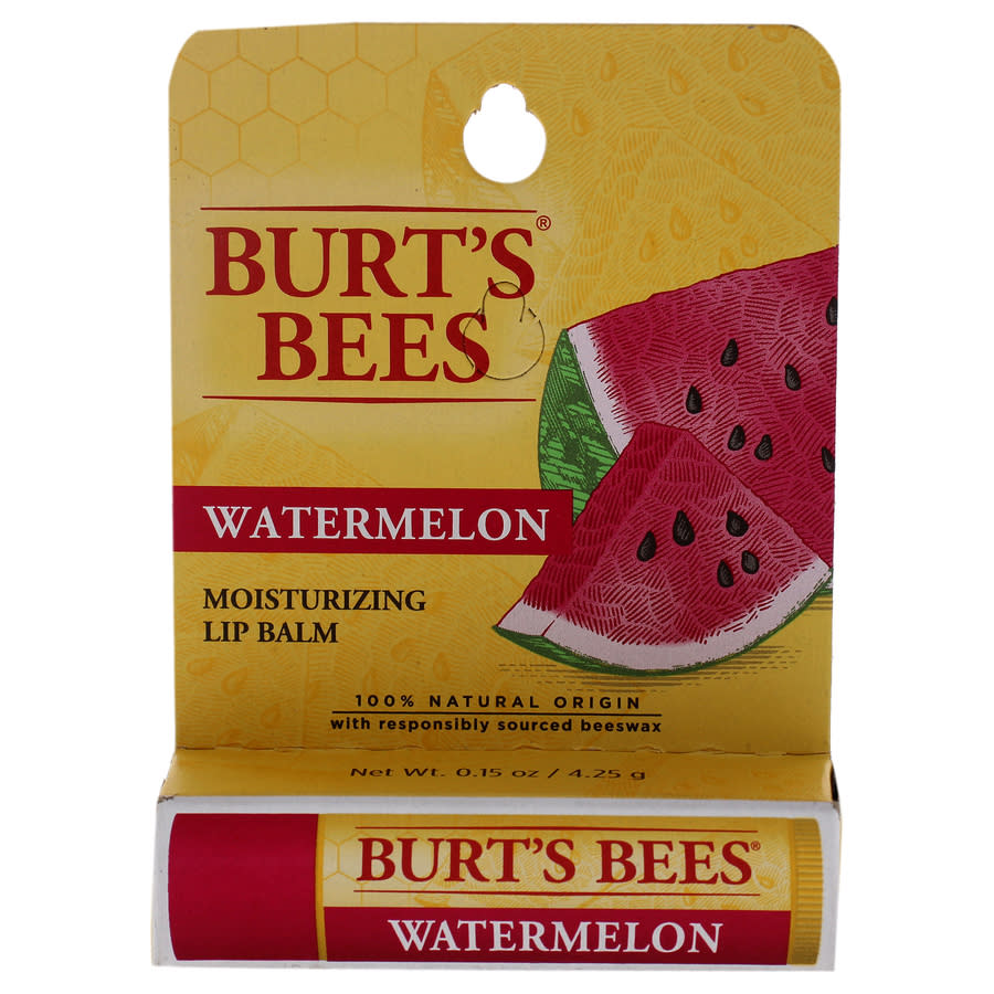 Burts Bees Watermelon Moisturizer Lip Balm Blister 015 oz Skin Care 792850906808 10$