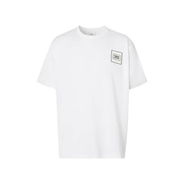burberry mens white t shirt