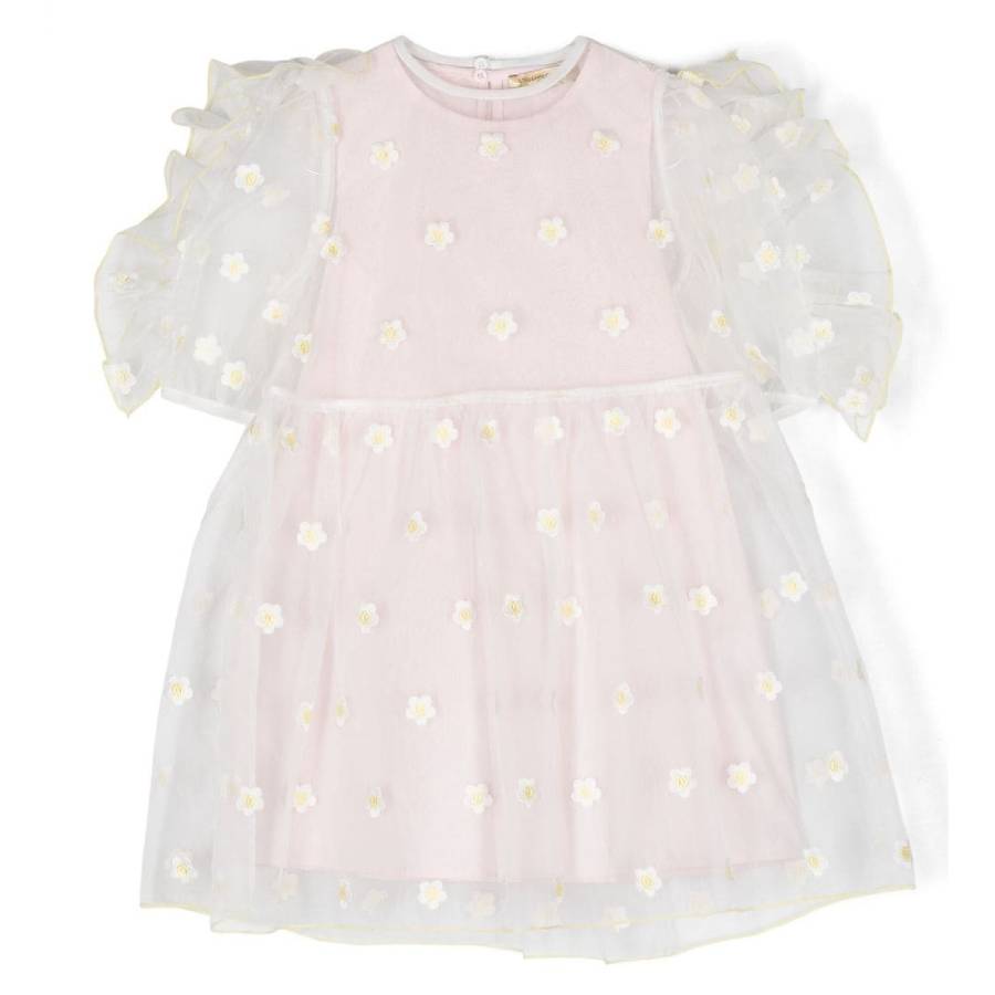 Stella Mccartney Kids Daisy Embroidered Tulle Dress | eBay
