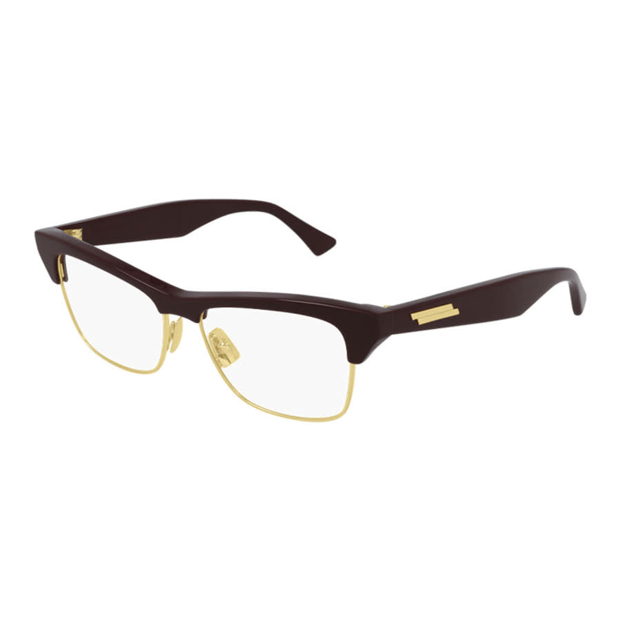 Bottega Veneta Ladies Black Square Eyeglass Frames BV1100O 003