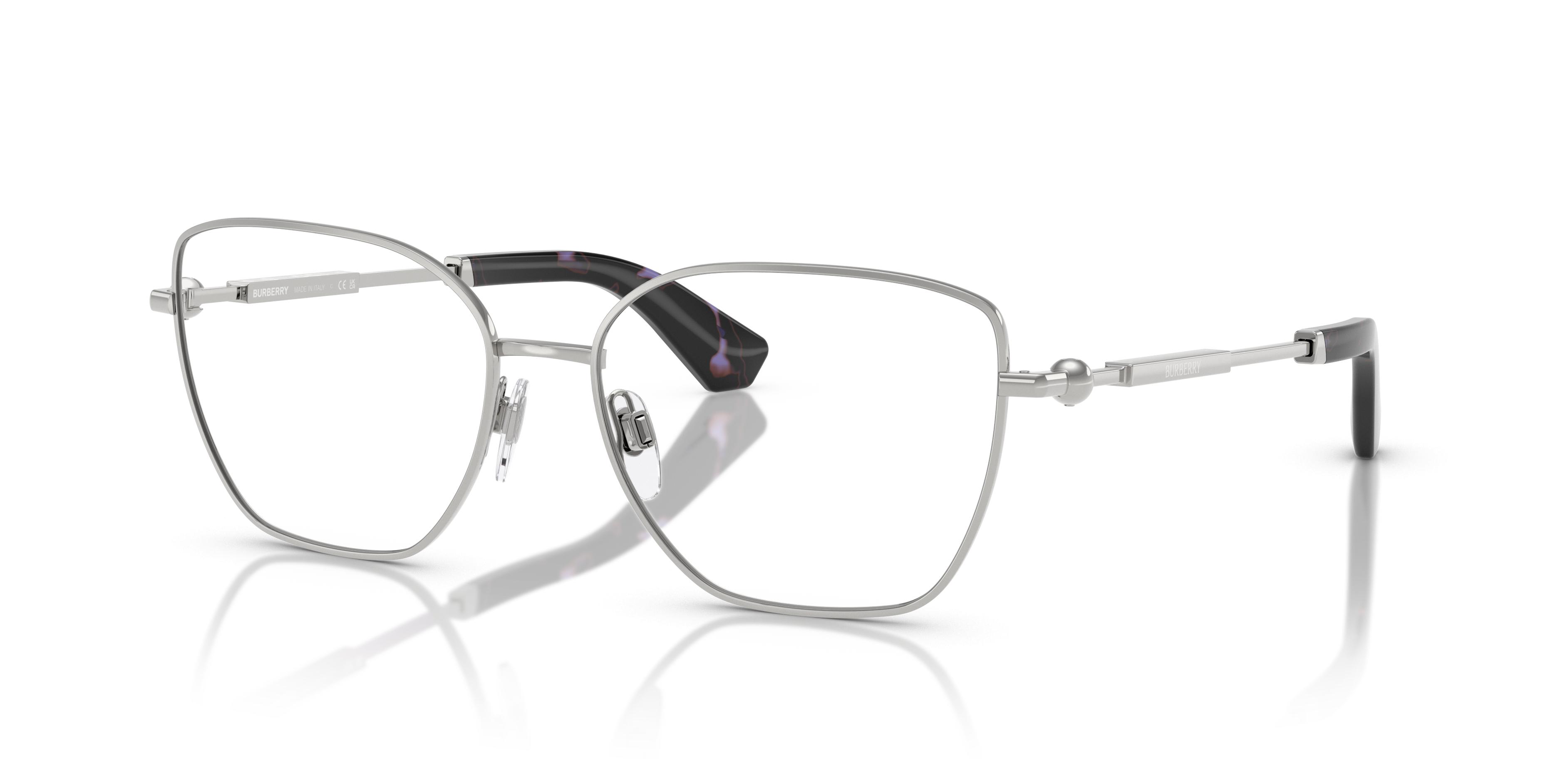 Burberry Demo Cat Eye Ladies Eyeglasses BE1390 1005 56 105$
