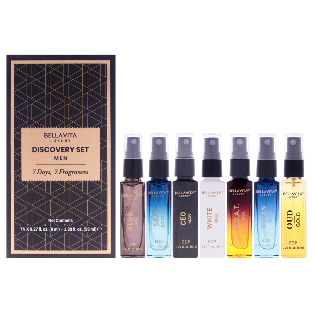 Bellavita Mens Mini Set 7pcs EDP Gift Set Fragrances 8906150348769