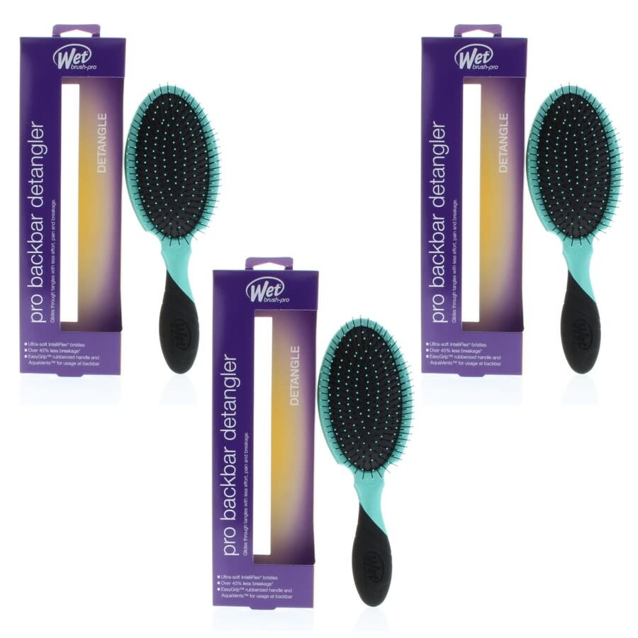 Wet Brush Backbar Detangler Purist Blue Hair Care 810390038015