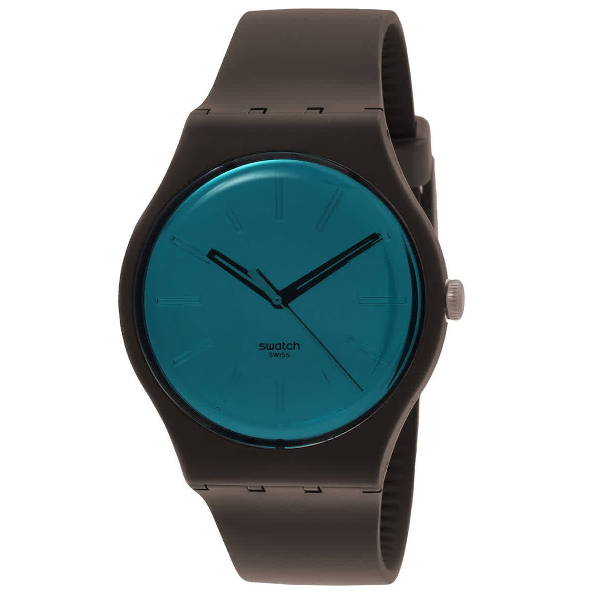 Swatch Dark Duality Quartz Blue Dial Watch SO29C100 $59
