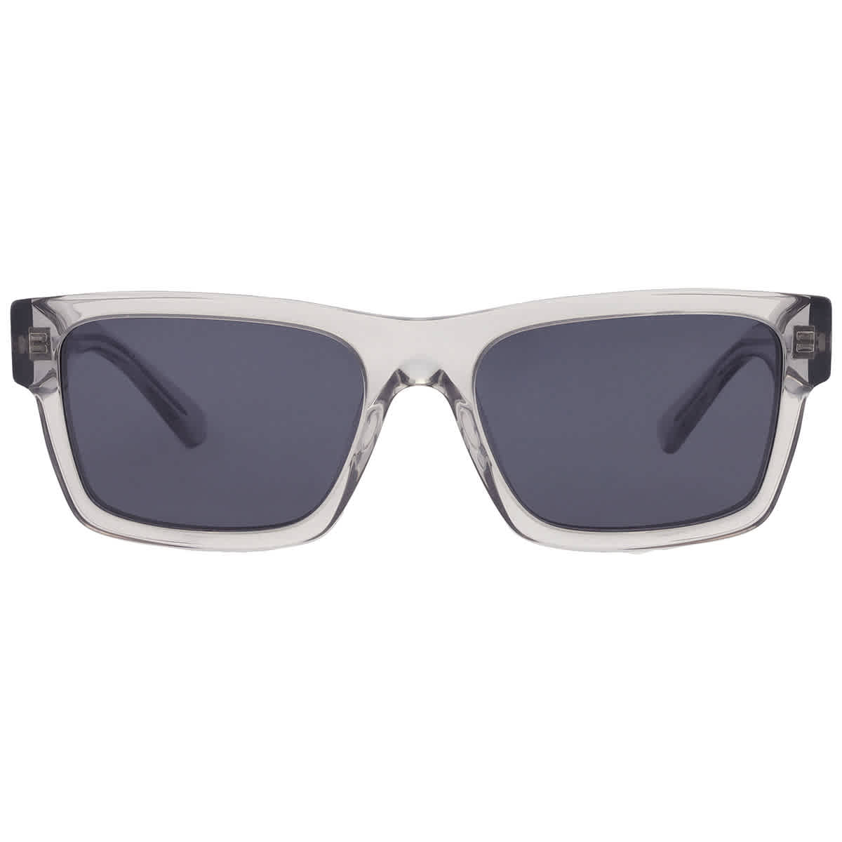 Prada Man Sunglass PR 25ZS - Frame color: Crystal Grey, Lens color: Blue