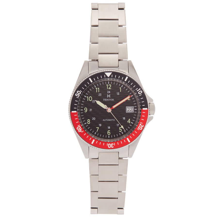 Heritor Calder Black Dial Mens Watch HERHS2803