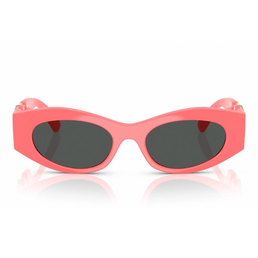 Versace Woman Sunglass VE4480U - Frame color: Guava, Lens color: Dark Grey