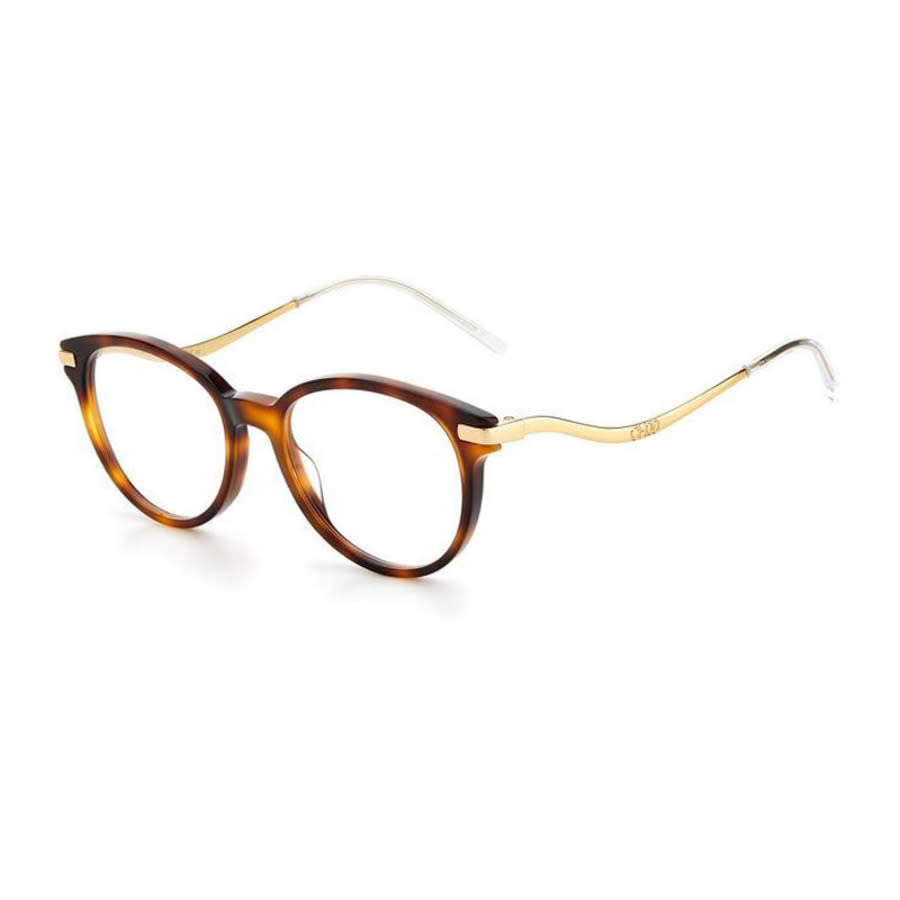 Jimmy Choo JC280008600 Tortoiseshell Acetate Eyeglasses — Brown