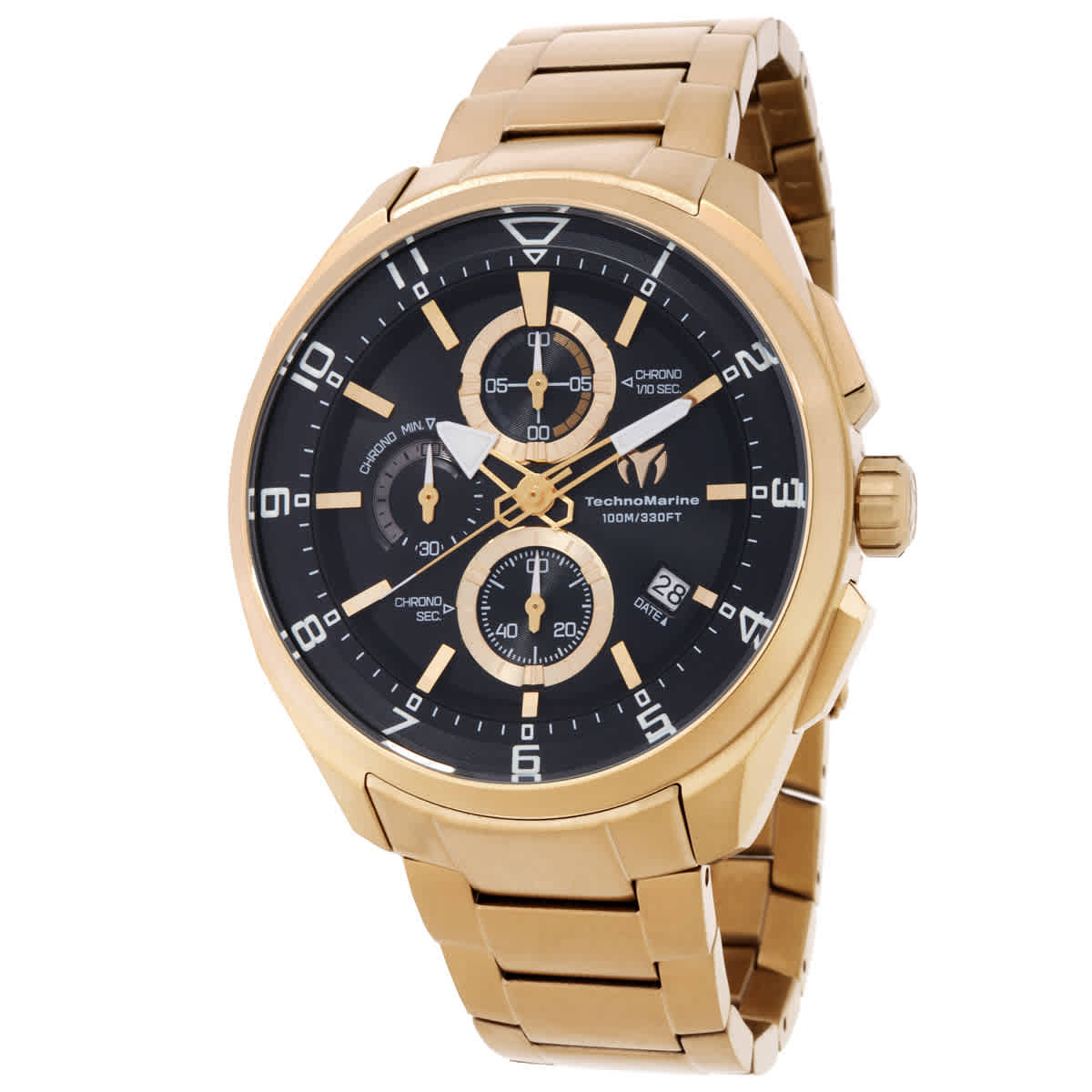 Technomarine Ocean Chronograph Quartz Black Dial Mens Watch TM-318120 150$