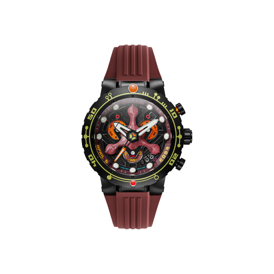 Nubeo Opportunity Chronograph Black Dial Mens Watch NB-6119-01 299$