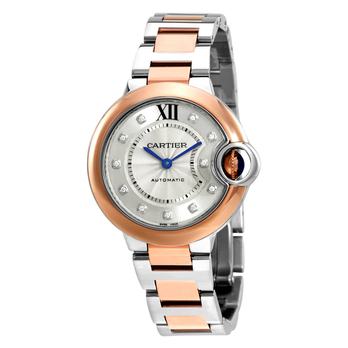 Cartier Ballon Bleu Silver Dial Ladies Watch W3BB0006