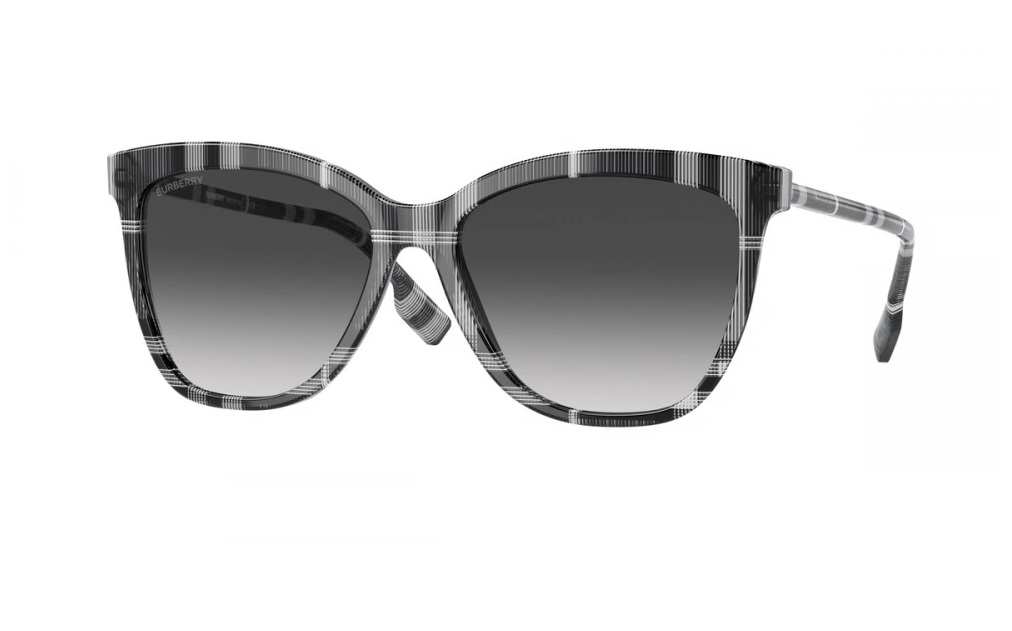 Burberry Clare Gradient Grey Square Ladies Sunglasses Be4308 40048g 56 In  Black,grey,white | ModeSens