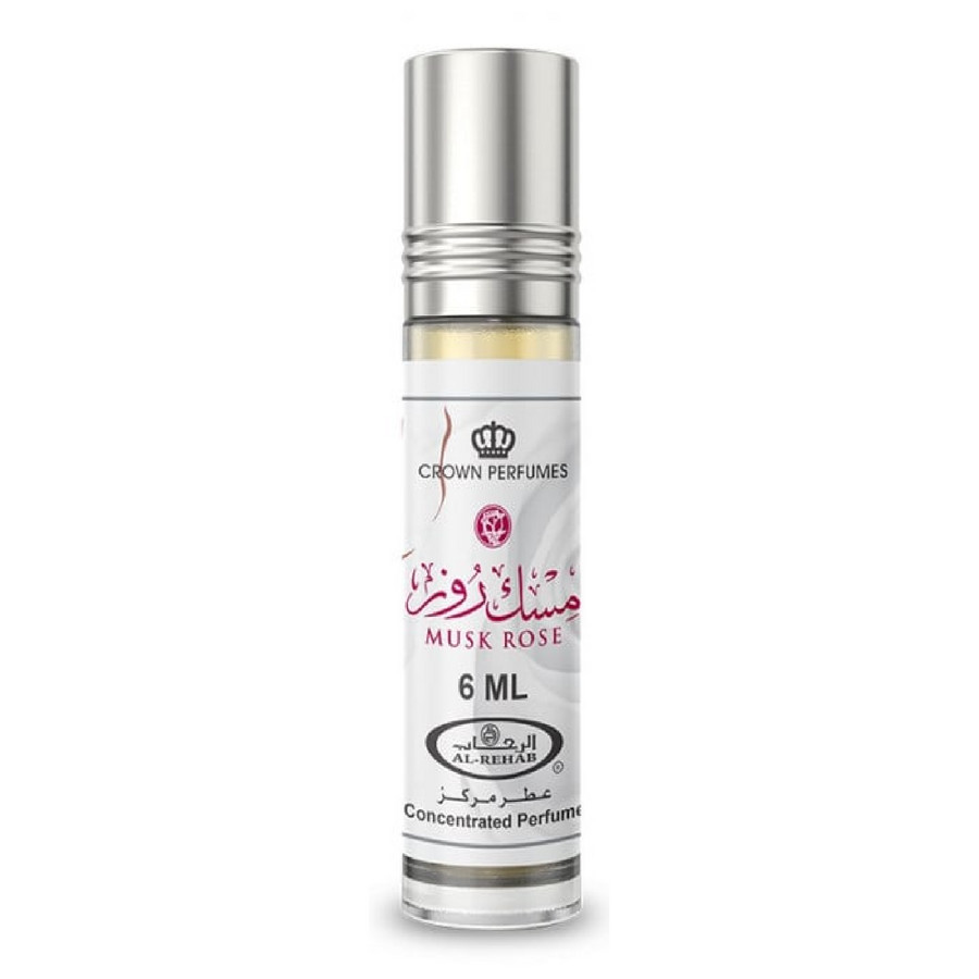 Al Rehab Unisex Musk Rose Rollerball Perfume Oil 0.2 oz Fragrances 6281110096860