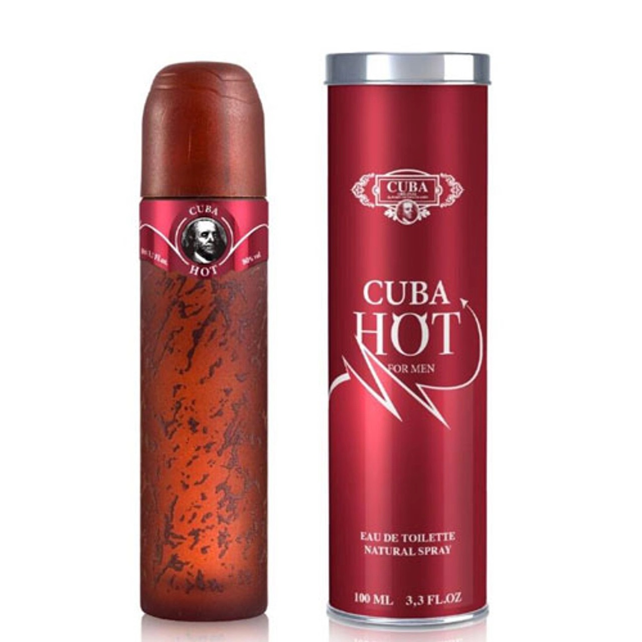 Cuba Mens Hot EDT Spray 3.3 oz Fragrances 5425039222691