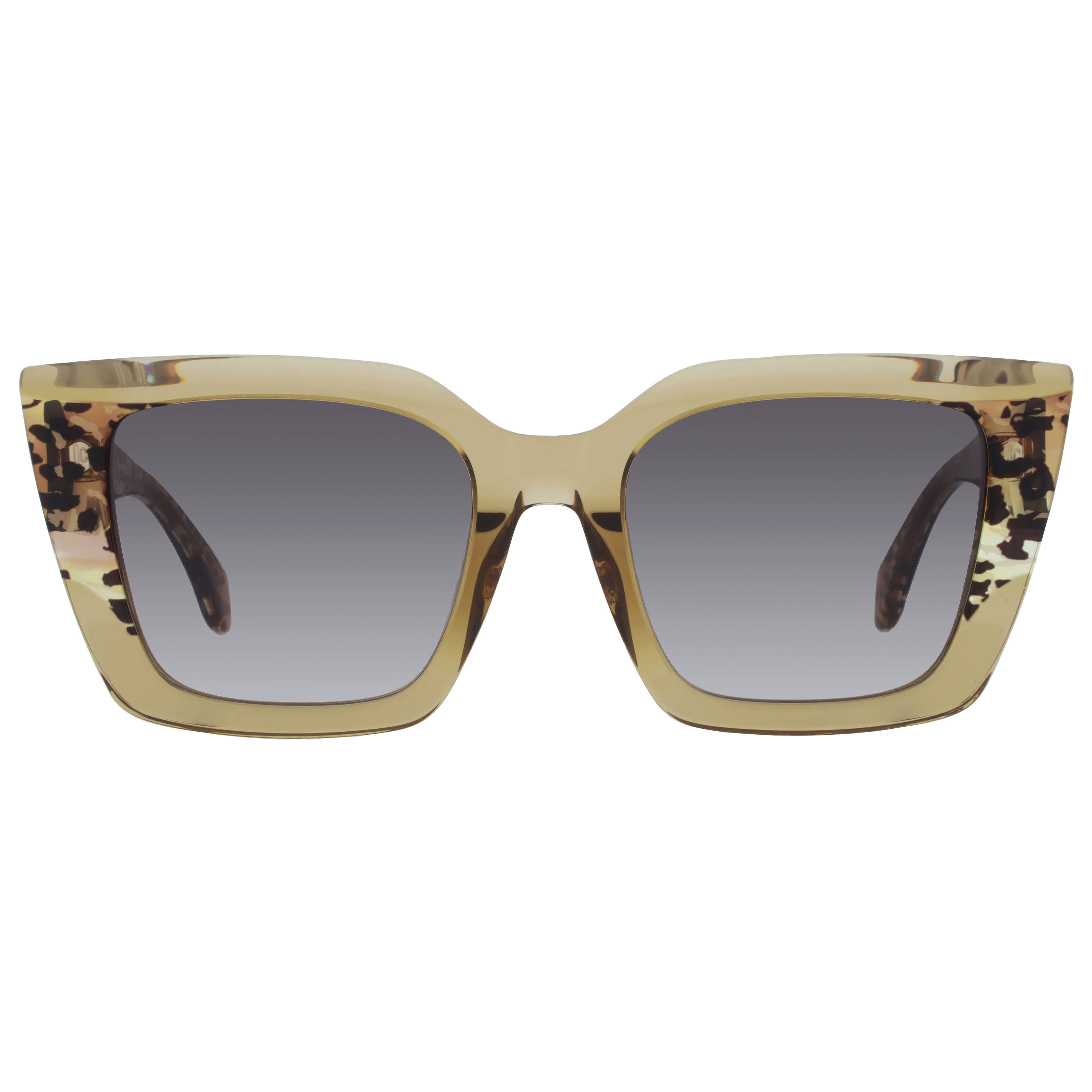 Just Cavalli Smoke Gradient Butterfly Ladies Sunglasses SJC099V 06A9 53