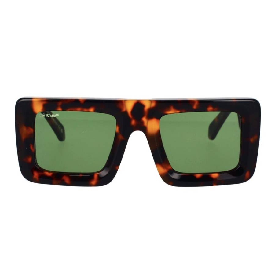 Off-White Leonardo Green Square Unisex Sunglasses OERI049 6055 51