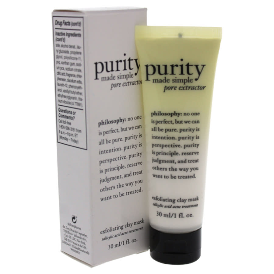 Purity Made Simple Pore Extractor Exfoliating Clay Mask by Philosophy for Unisex - 1 oz Mask 18$