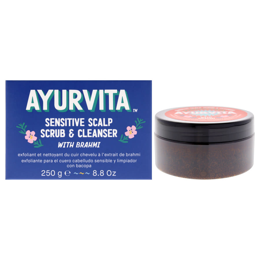 AyurVita Sensitive Scalp Scrub and Cleanser with Brahmi 8.8 oz Hair Care 850026152050