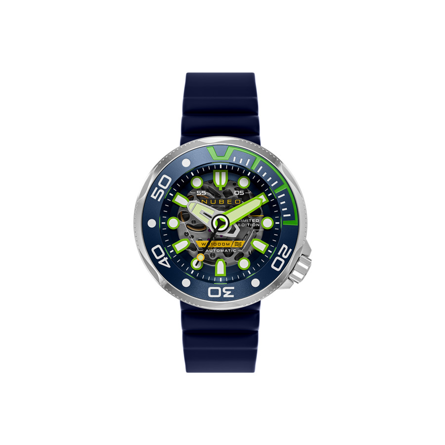 Nubeo Ventana Blue Dial Mens Watch NB-6113-09 309$