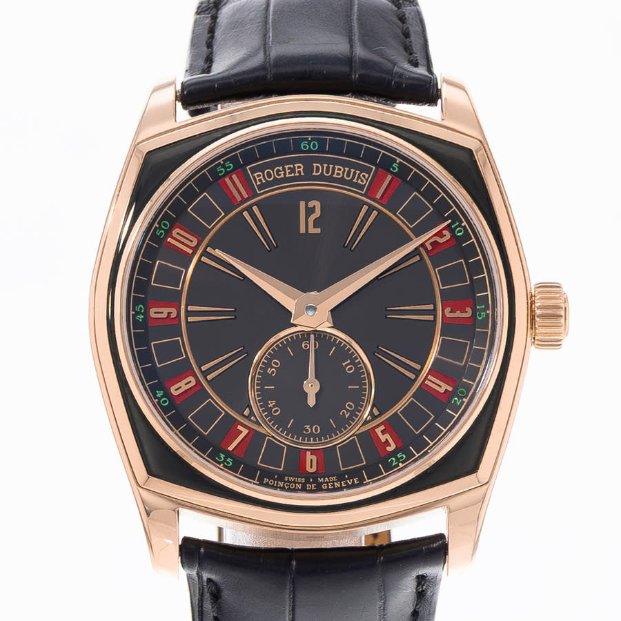 Pre-owned Roger Dubuis La Monegasque Automatic Black Dial Mens Watch DBMG0026