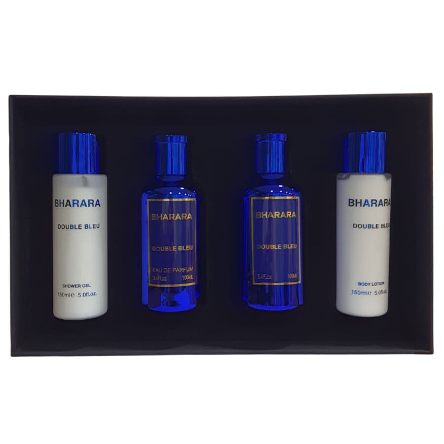 Bharara Mens Double Bleu Gift Set Fragrances 0019213947613 60$