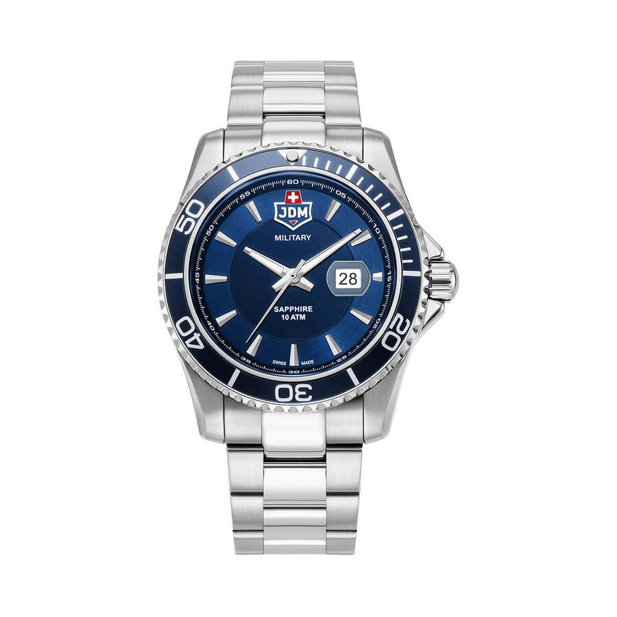 JDM Military Sierra Blue Dial Mens Watch JDM-WG022-01 227$