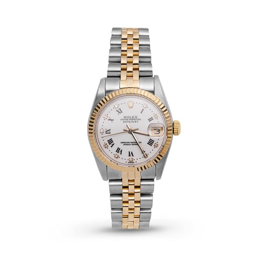 Pre-owned Rolex Datejust Automatic White Dial Ladies Watch 68273 WRJ 9550$