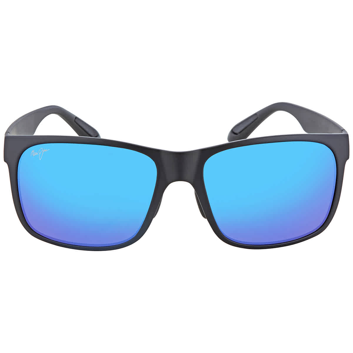 Maui Jim Unisex Sunglass Red Sands -  Frame color: Black Matte, Lens color: Blue Hawaii Mirror Polarized