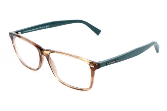 Zegna Demo Rectangular Mens Eyeglasses EZ5069 050 55
