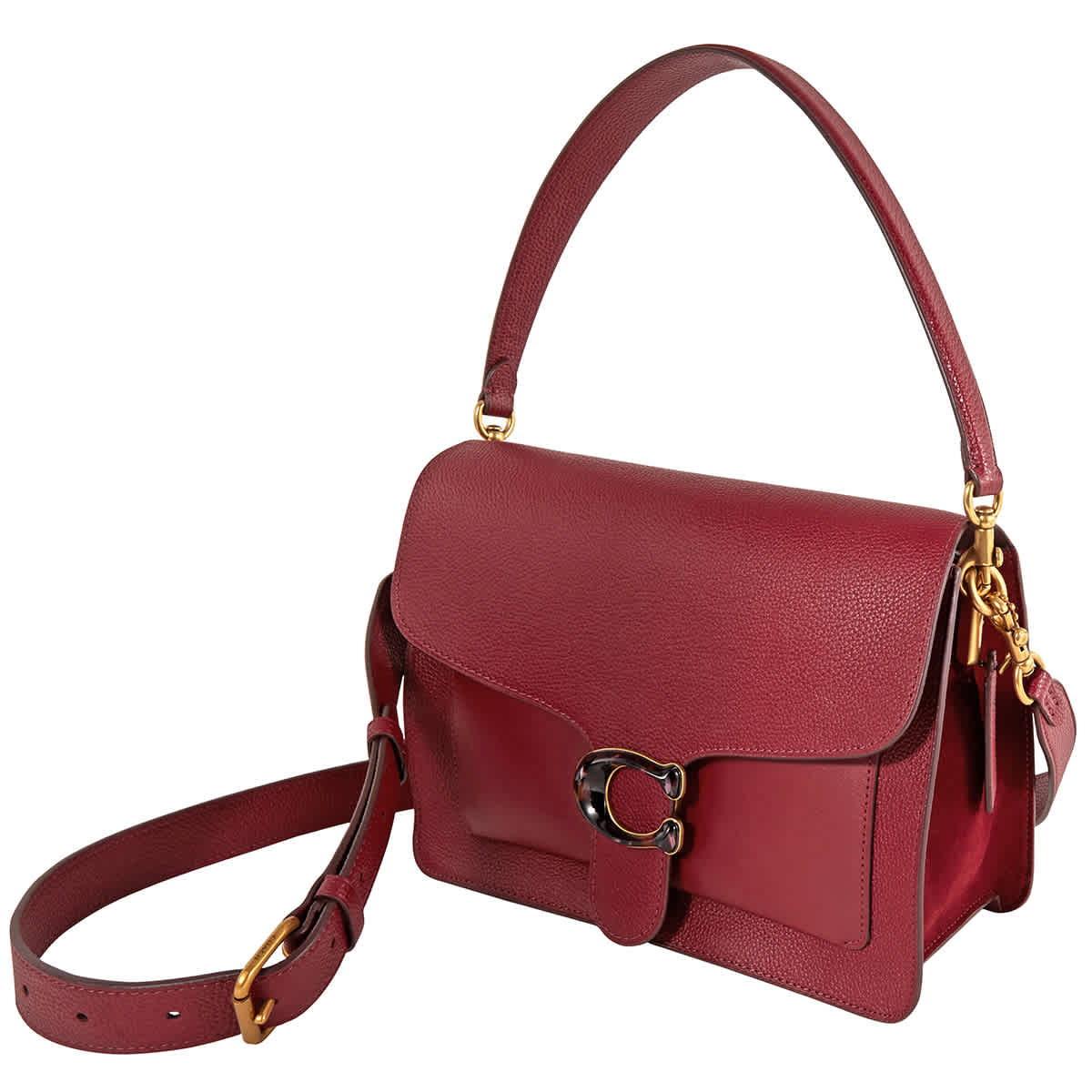 Coach Ladies Tabby Shoulder Bag In Deep Red Leather | ModeSens