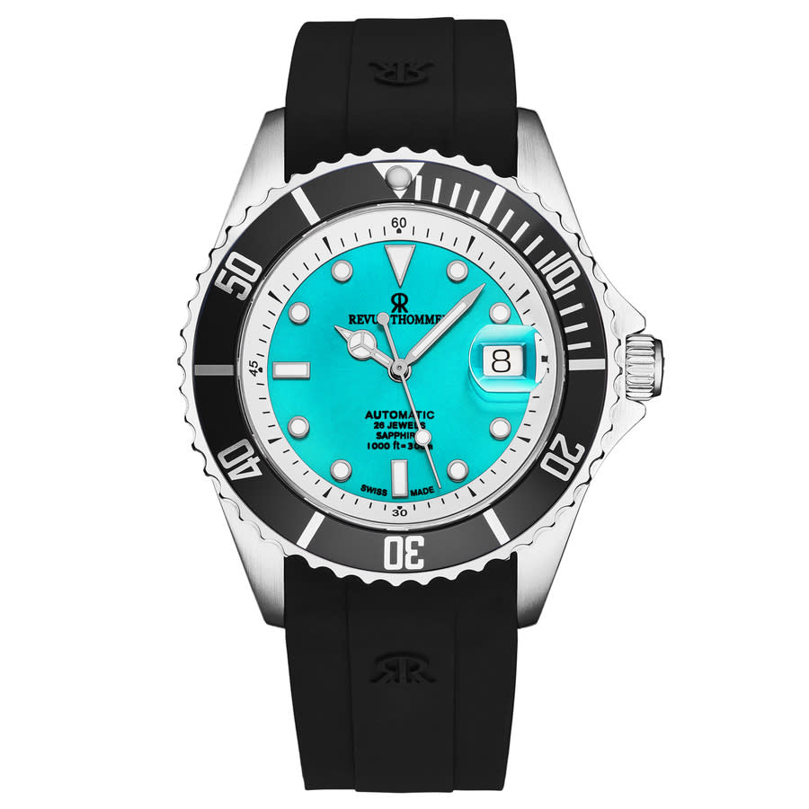 Revue Thommen Diver Automatic Green Dial Mens Watch 175712331 765$