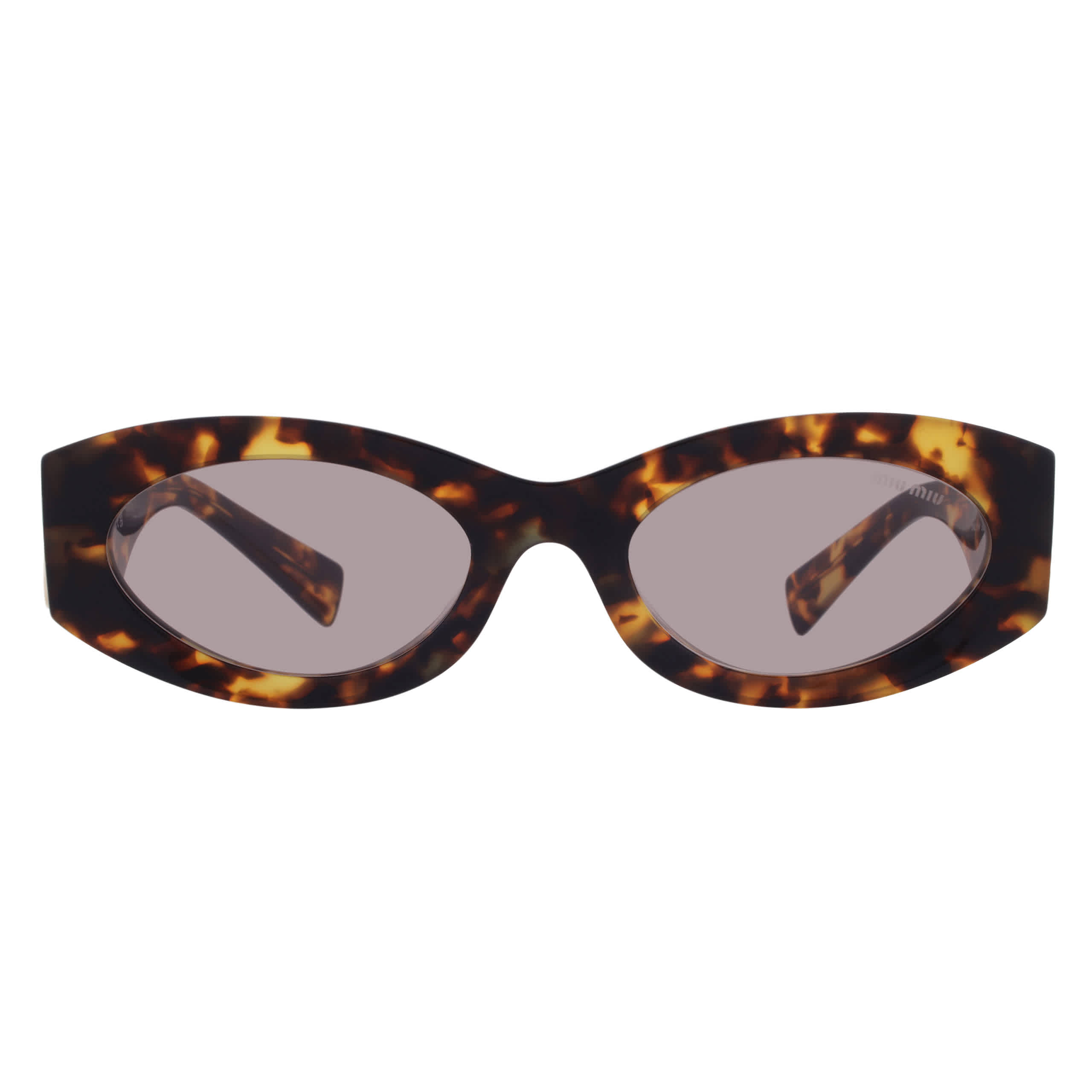 Miu Miu Woman Sunglass MU 11WS -  Frame color: Honey Havana, Lens color: Light Purple Brown