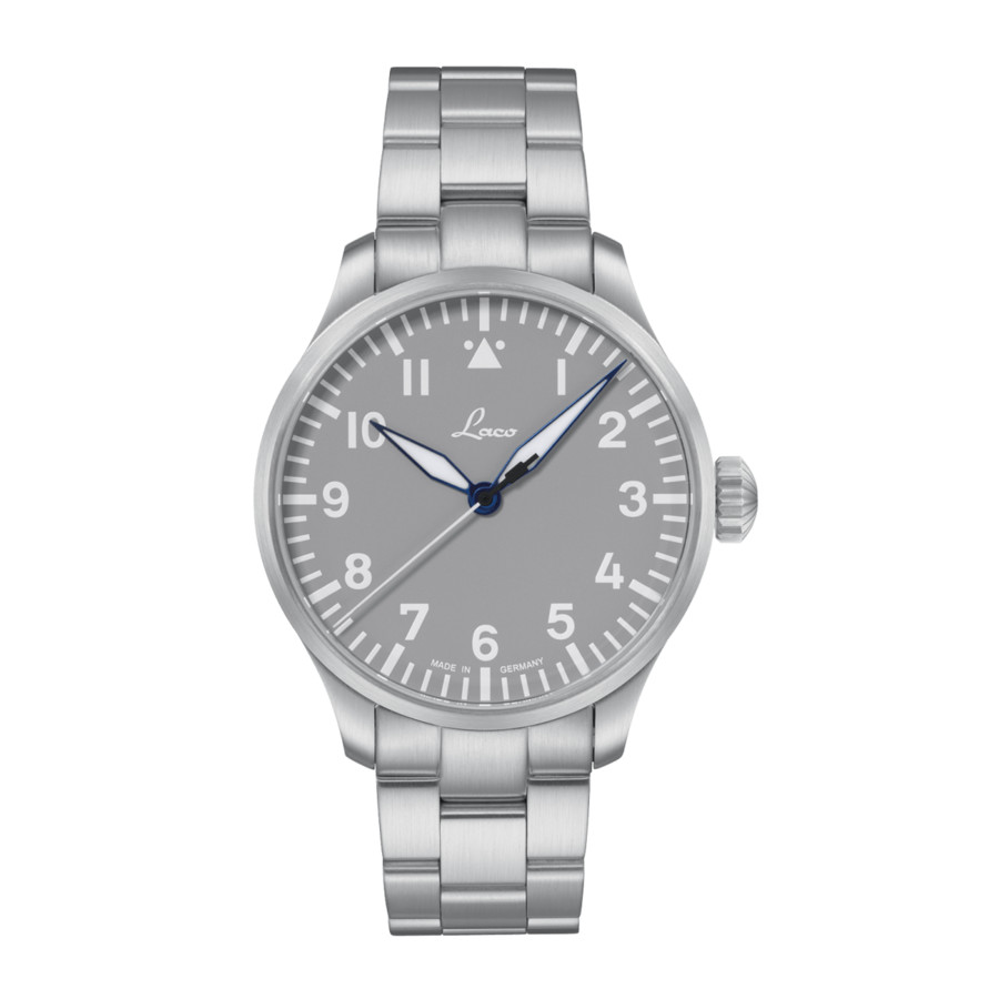 Laco Augsburg 42 Automatic Grey Dial Mens Watch 862158.MB