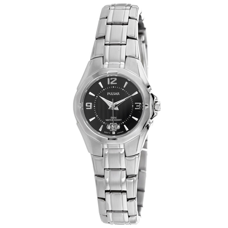 Pulsar Classic Quartz Black Dial Ladies Watch PXT795