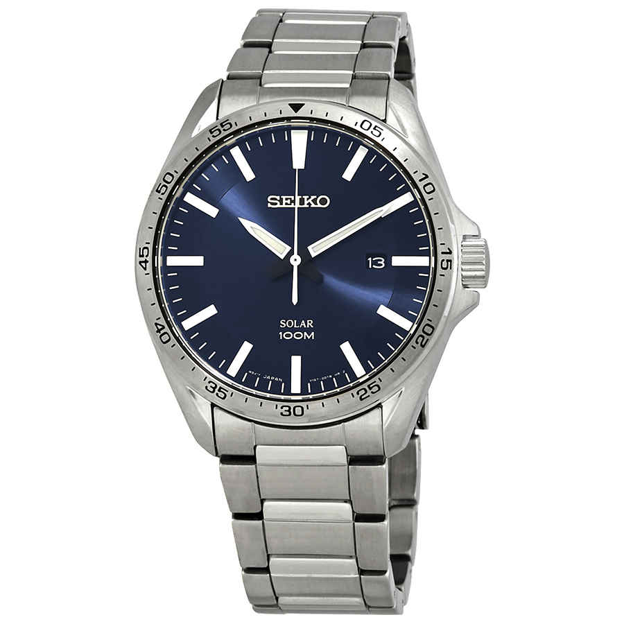seiko blue face watch