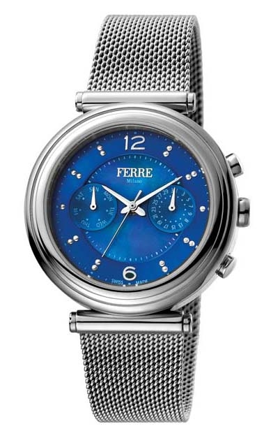 Ferre Milano Dark Blue Dial Ladies Watch FM1L081M0051 300$