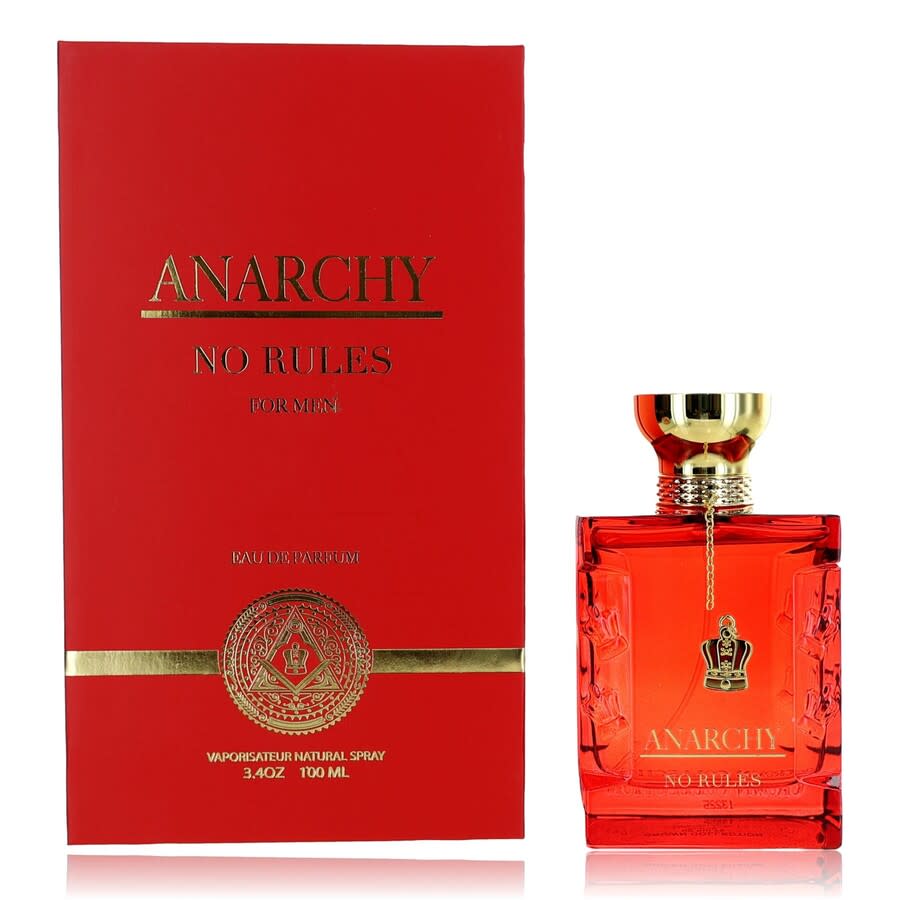 King Of Kings Mens Anarchy No Rules Parfum 3.4 oz Fragrances 634707864469