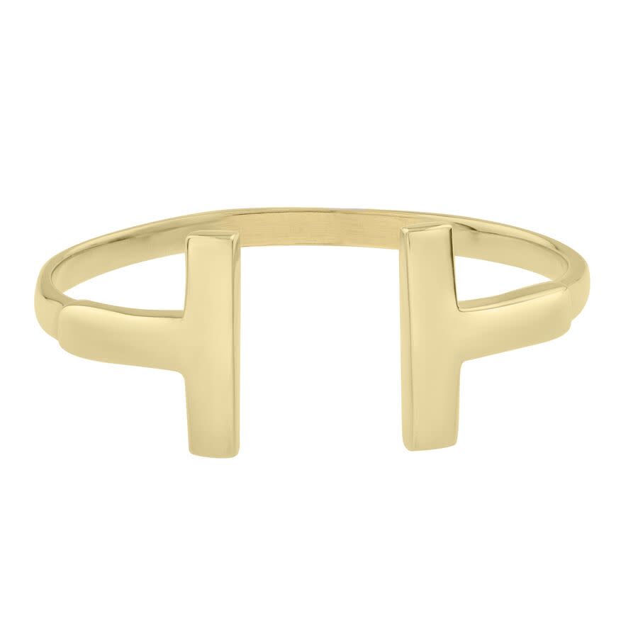 Tresorra 14K Yellow Gold T-Bar Ring 645$