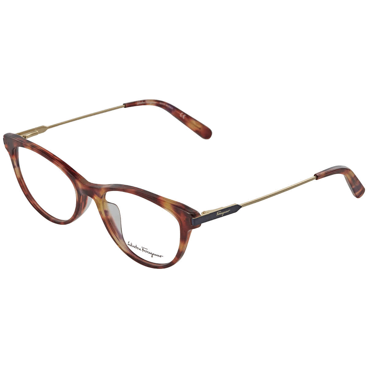 Ferragamo Transparent Oval Ladies Eyeglasses SF2852 2145217 70$