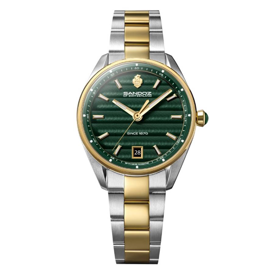 Sandoz Bachelin Quartz Green Dial Ladies Watch SZWLH0001115