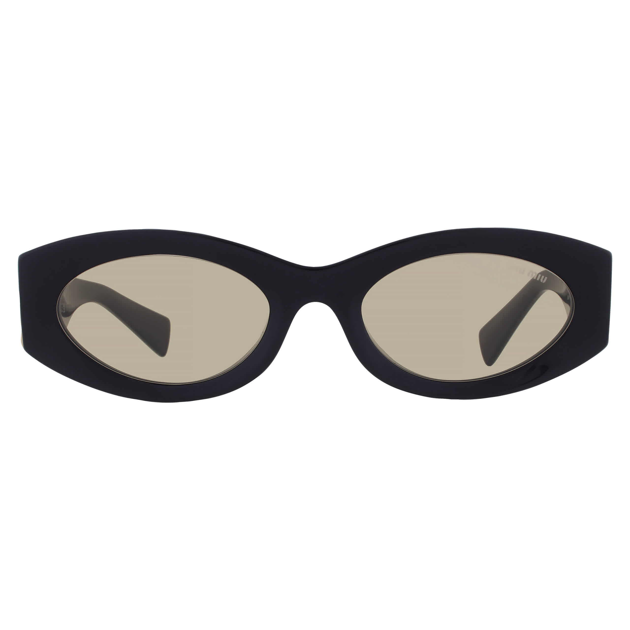 Miu Miu Woman Sunglass 0MU 11WS - Frame color: Black, Lens color: Yellow