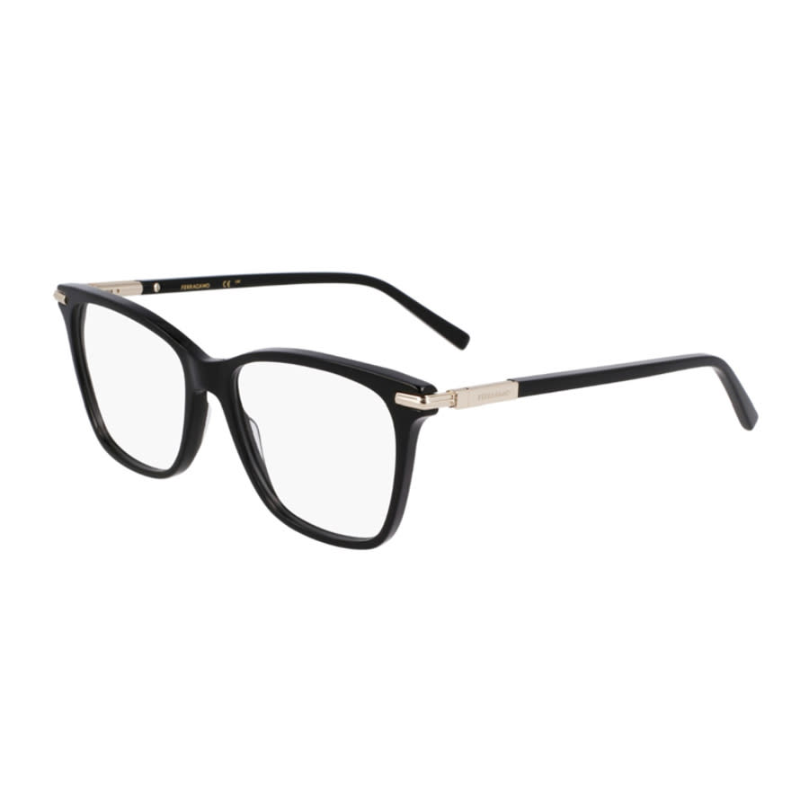 Salvatore Ferragamo SF3013 001 Women’s Glasses Black Size 53 - Free Lenses - Blue Light Block Available