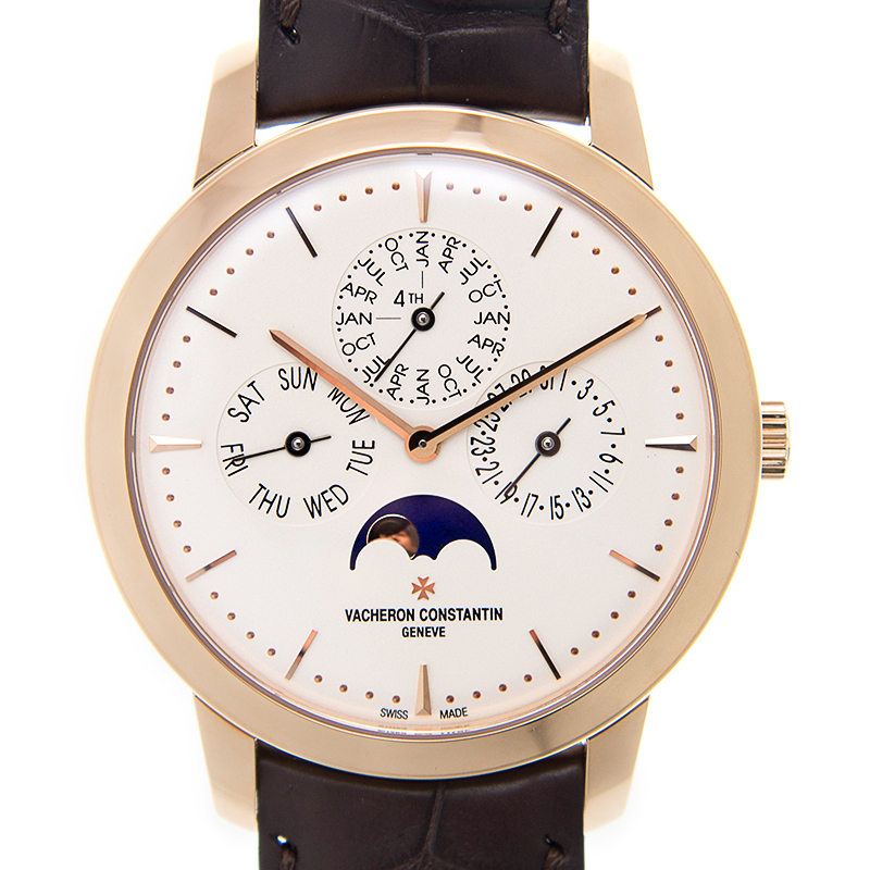 Vacheron Constantin Patrimony Perpetual Calendar Pink Gold Mens Watch 43175000R-9687 71760$