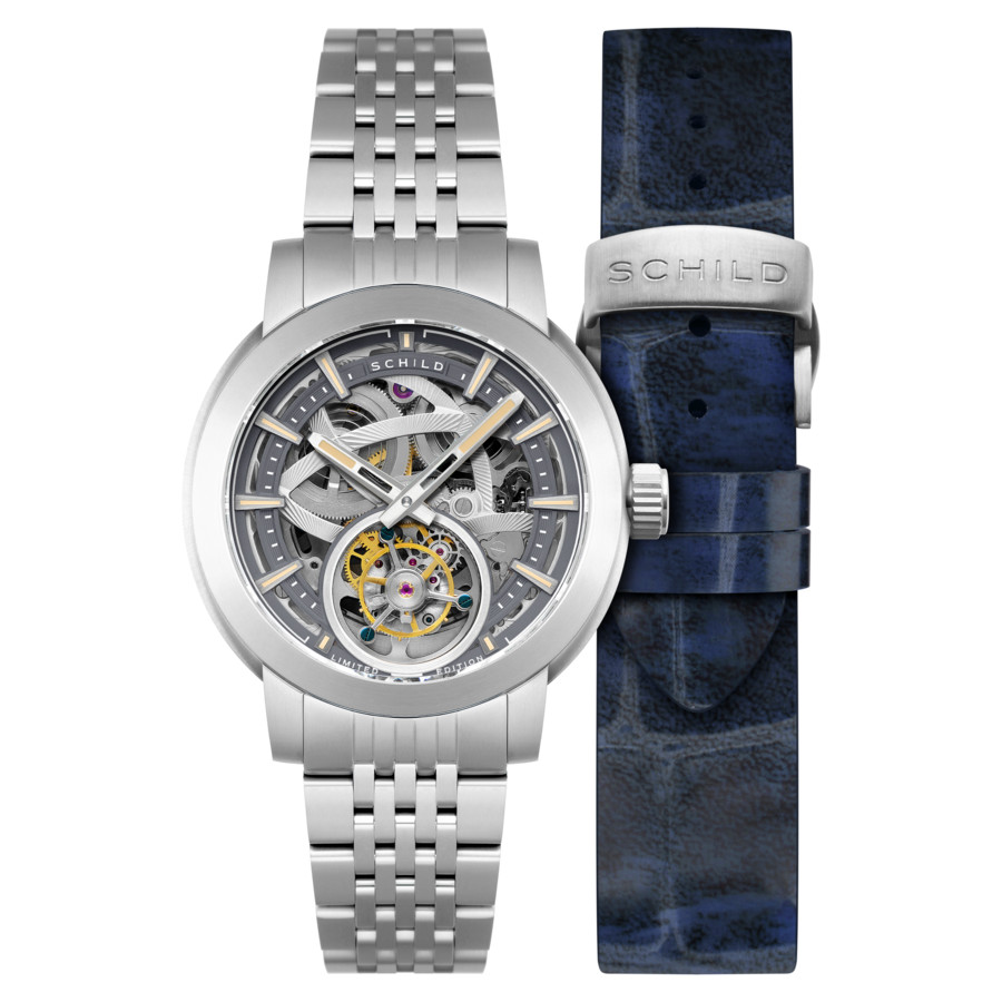 Schild Heinrich Automatic Grey Dial Mens Watch SC-1006-AA 1599$